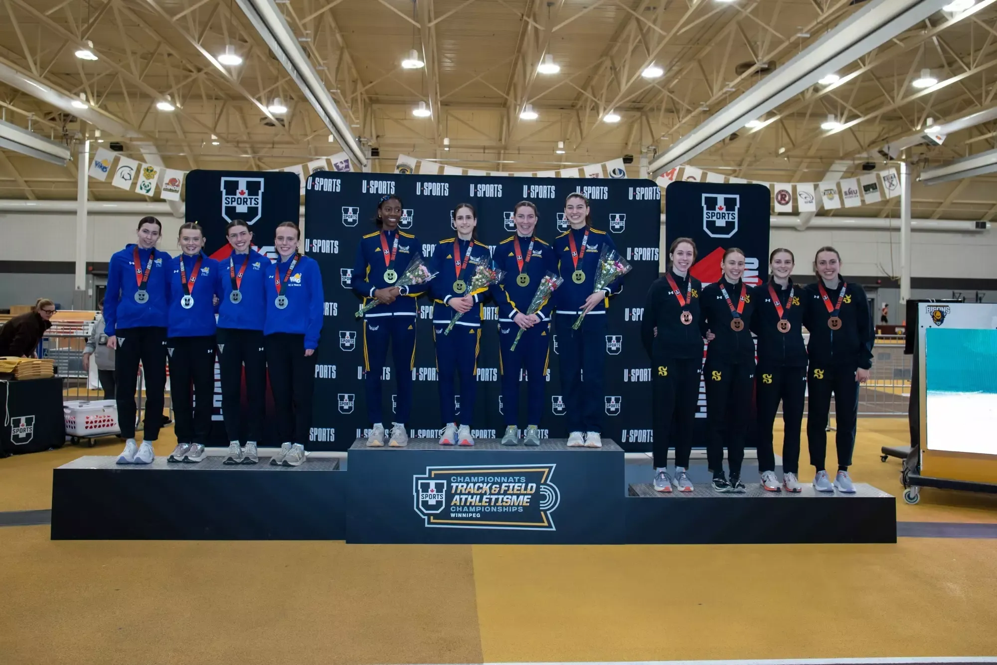 T&F W 4x800m U SPORTS Podium 2026
