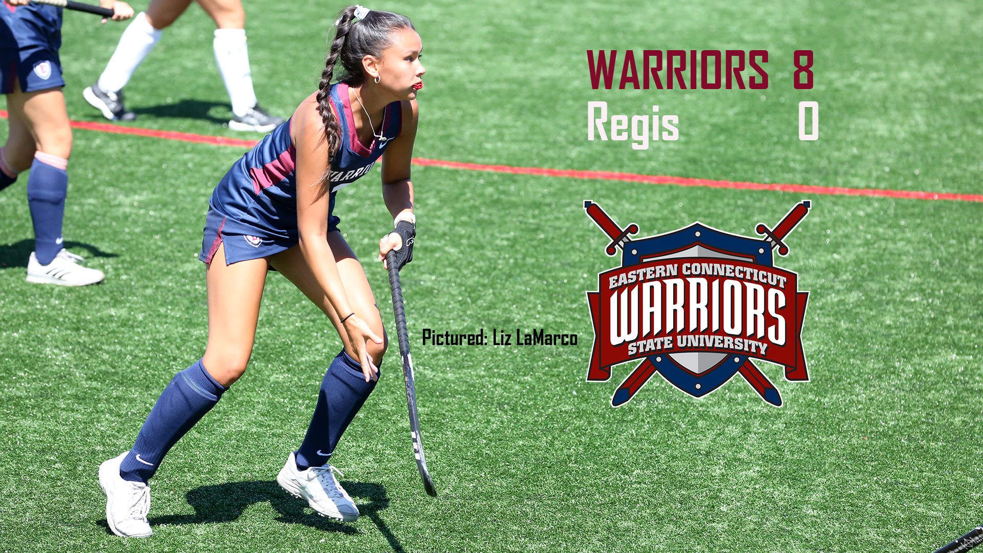 Field Hockey LaMarco on The Mark (8 points) as Warriors Blitz Regis