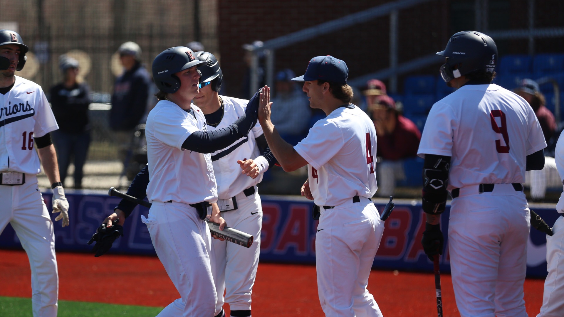 Baseball high five