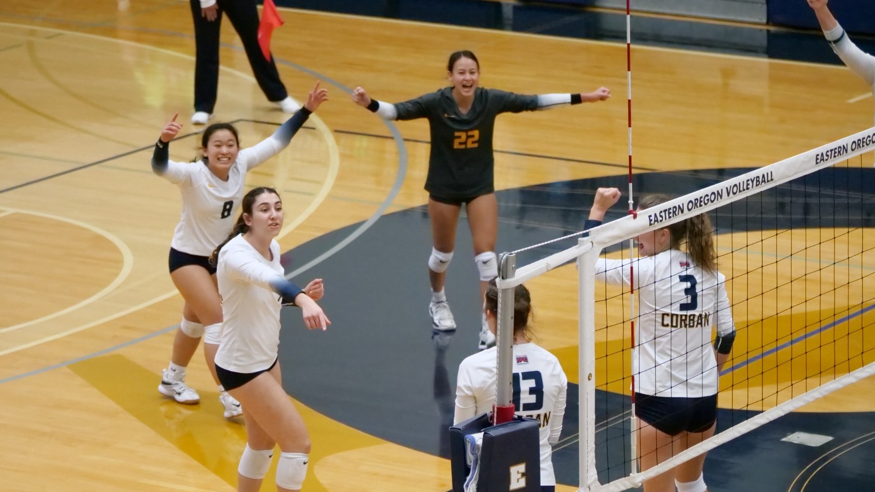 No. 4 Corban Volleyball Advances to CCC Championship with FourSet