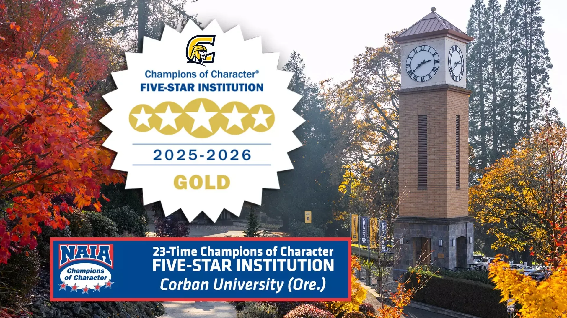 2025-26 NAIA Champions of Character Five Star Institution (7.29.26)