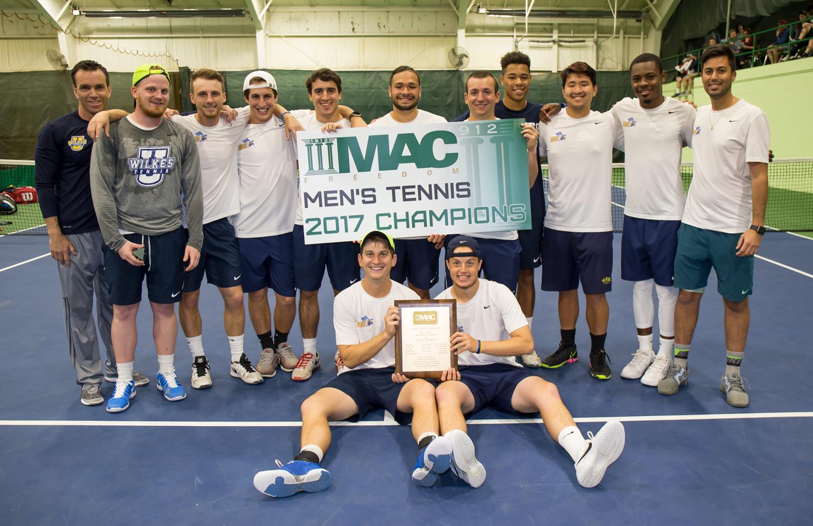 Wilkes Men's Tennis Wins 10th Straight MAC Freedom Championship; Haas