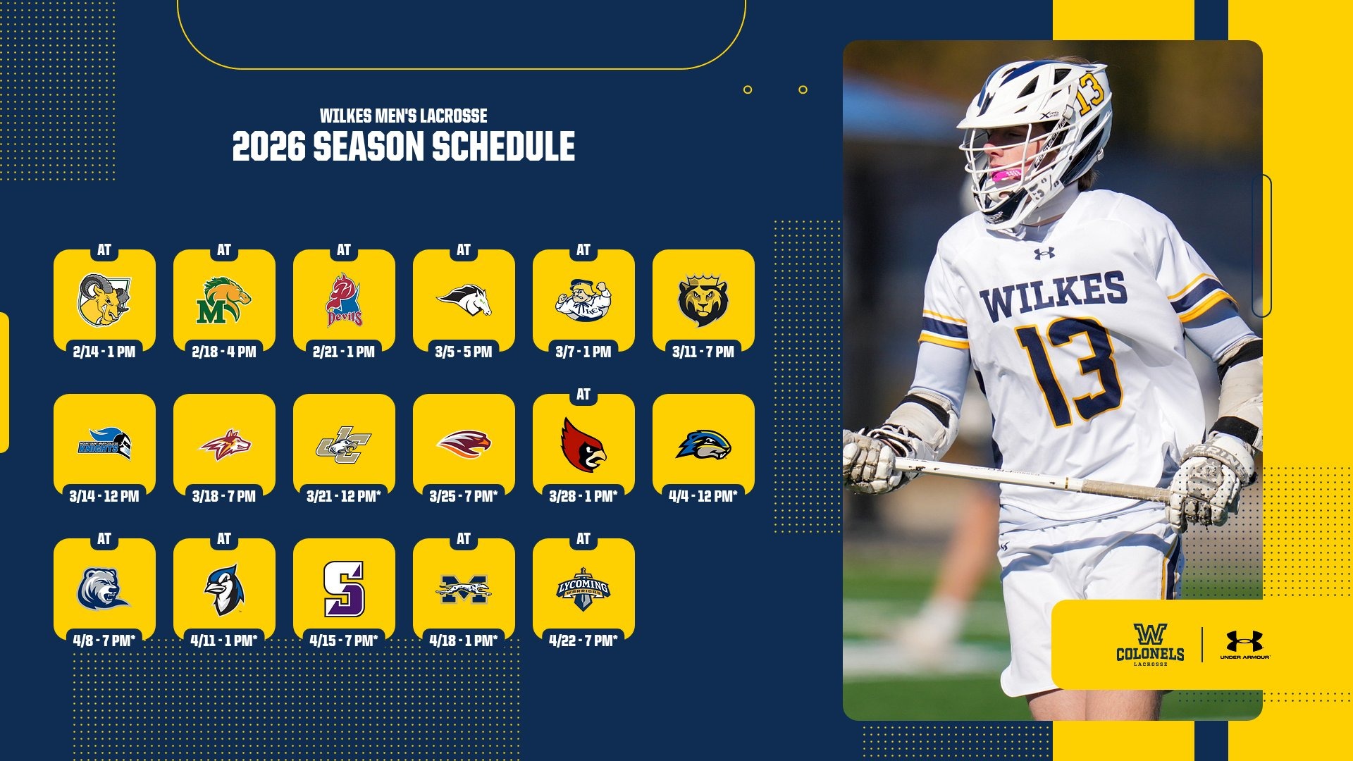 MLAX 2026 Schedule