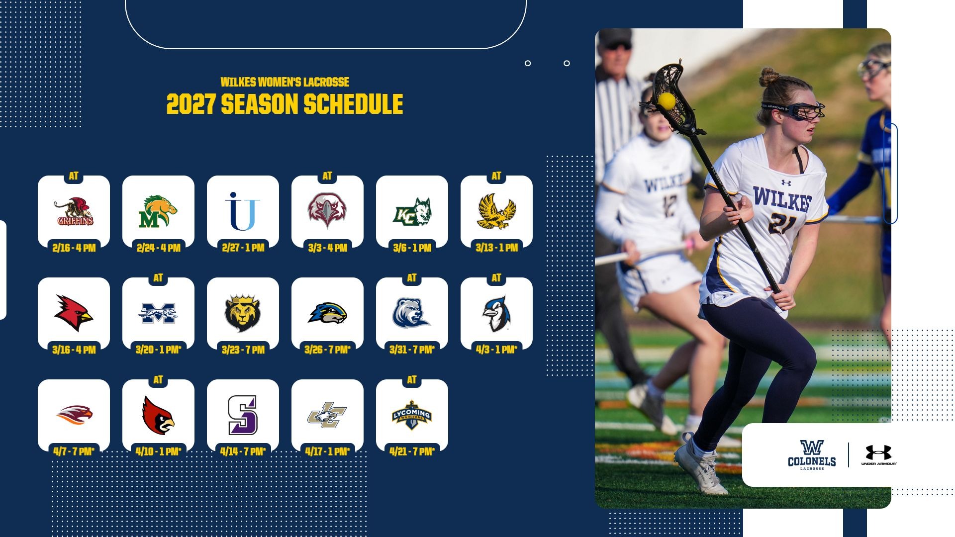 WLAX Schedule 2027