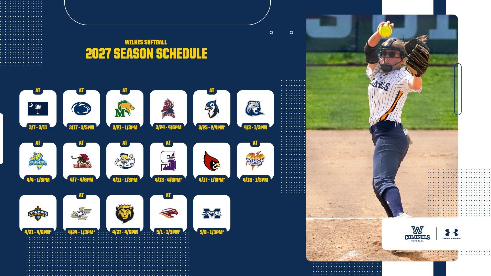 Softball Schedule Release