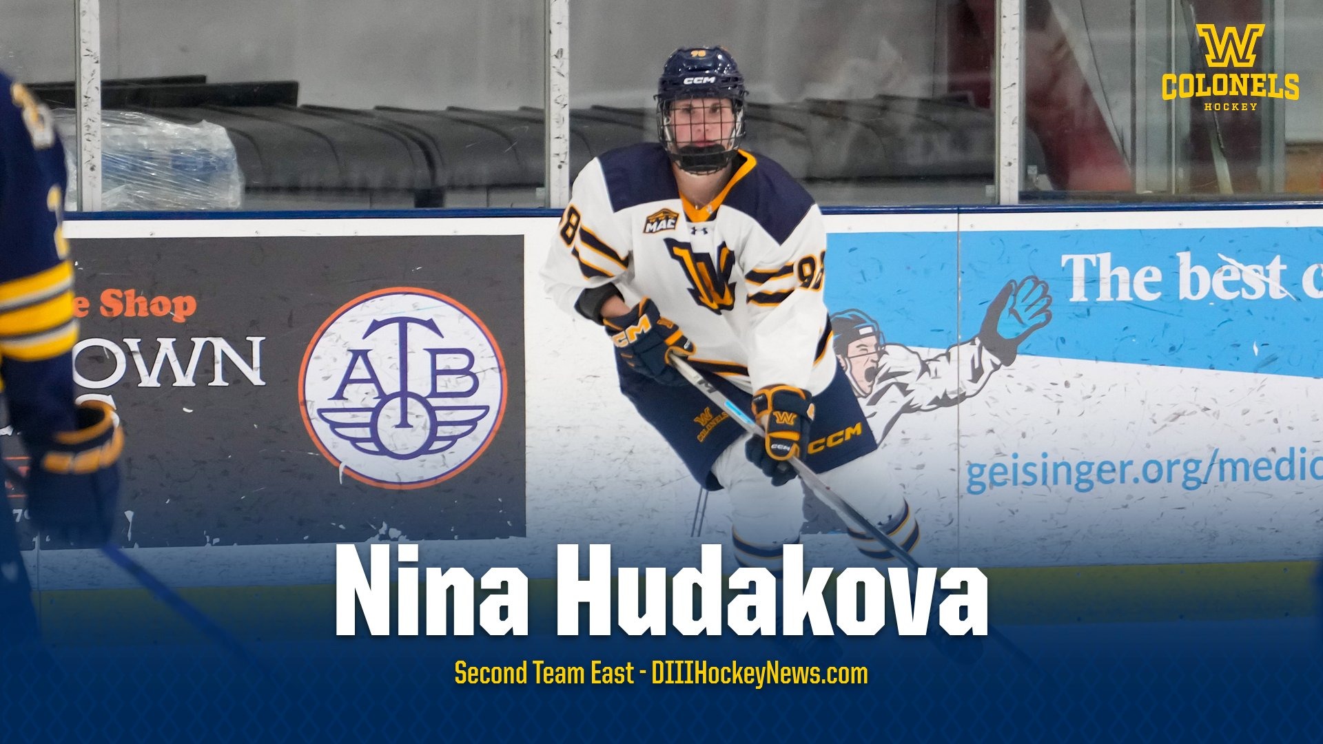 Nina Hudakova DIIIHockeyNews.com