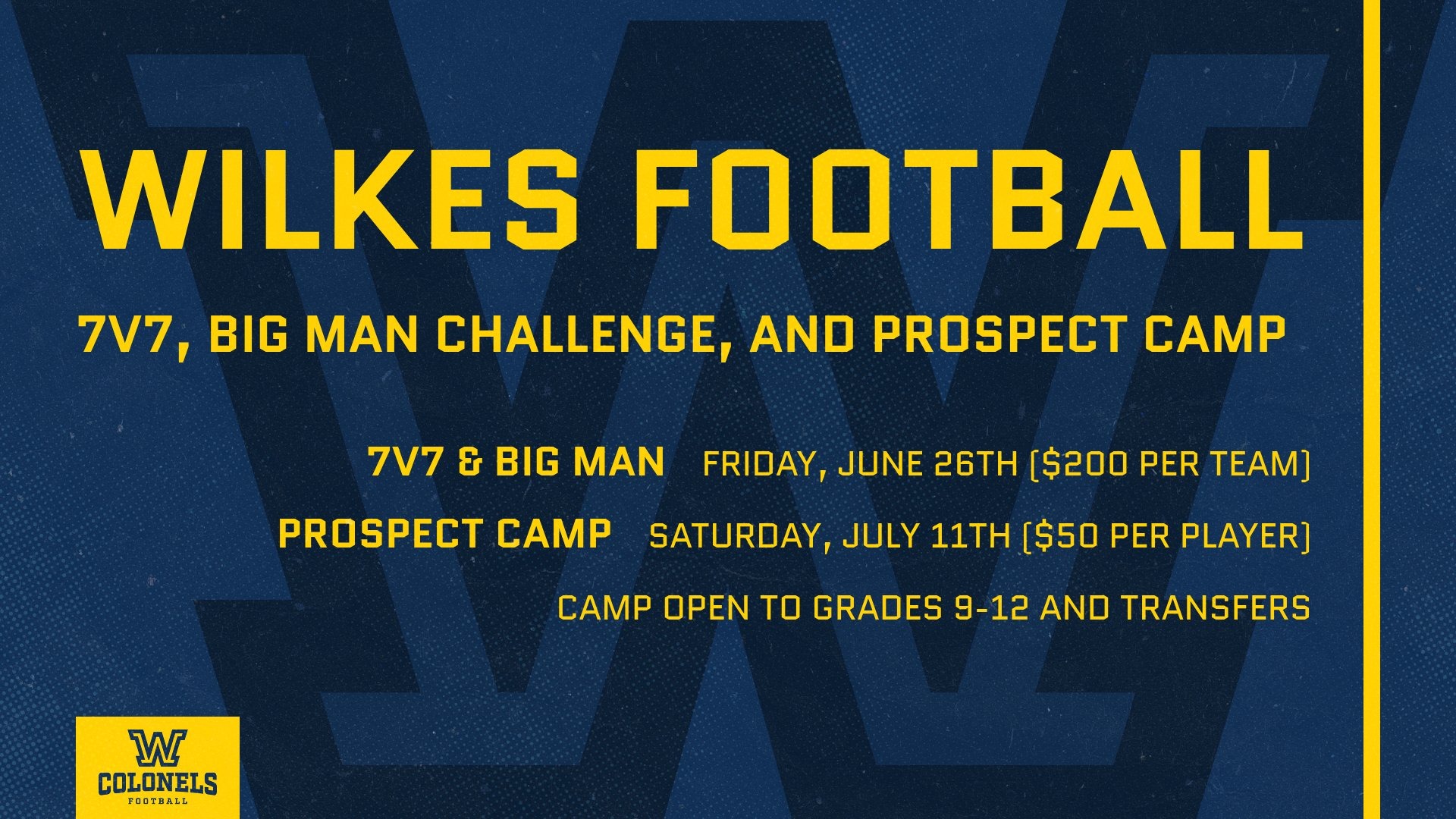 Wilkes Football Camps