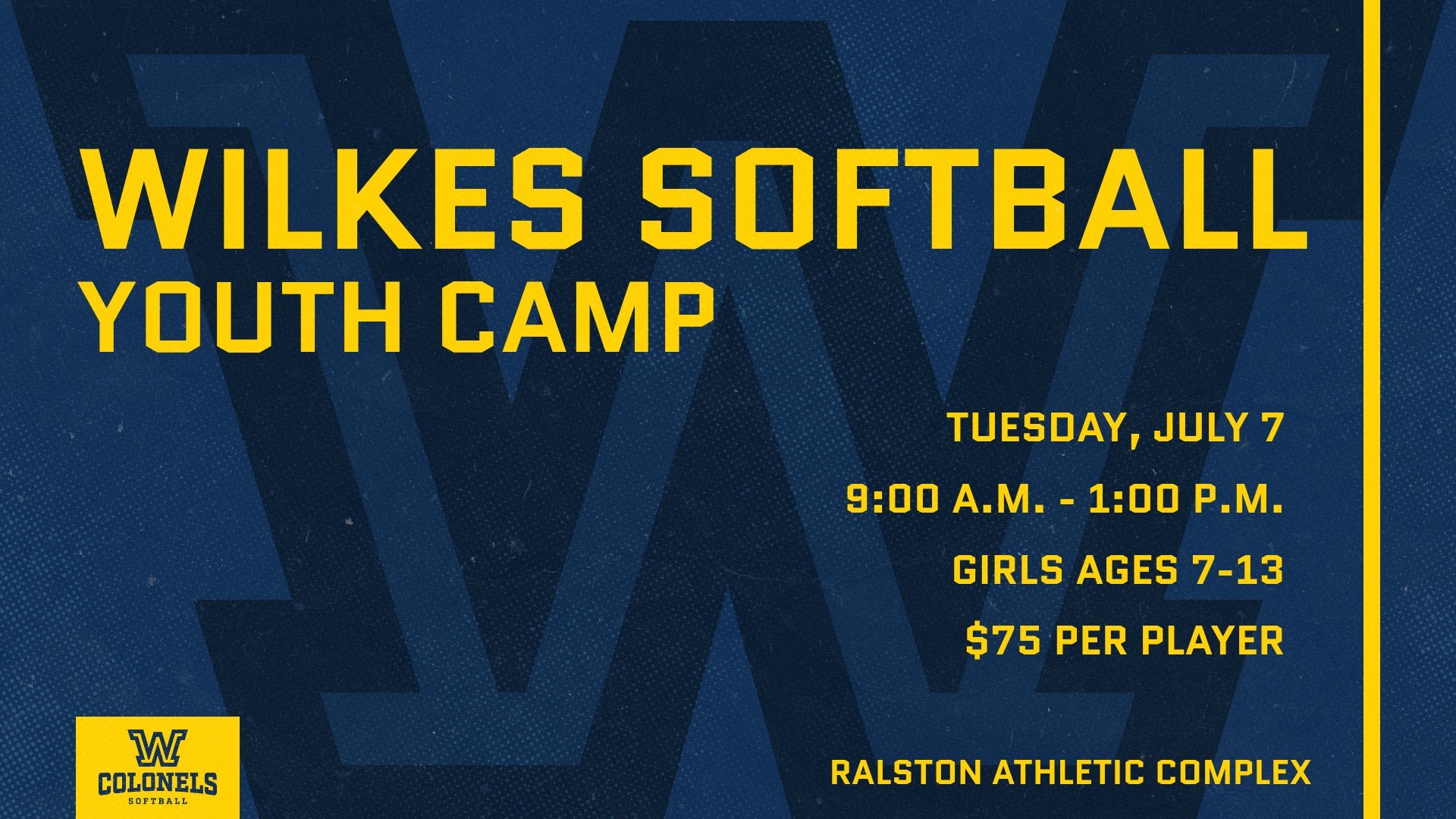 Softball Youth Camp