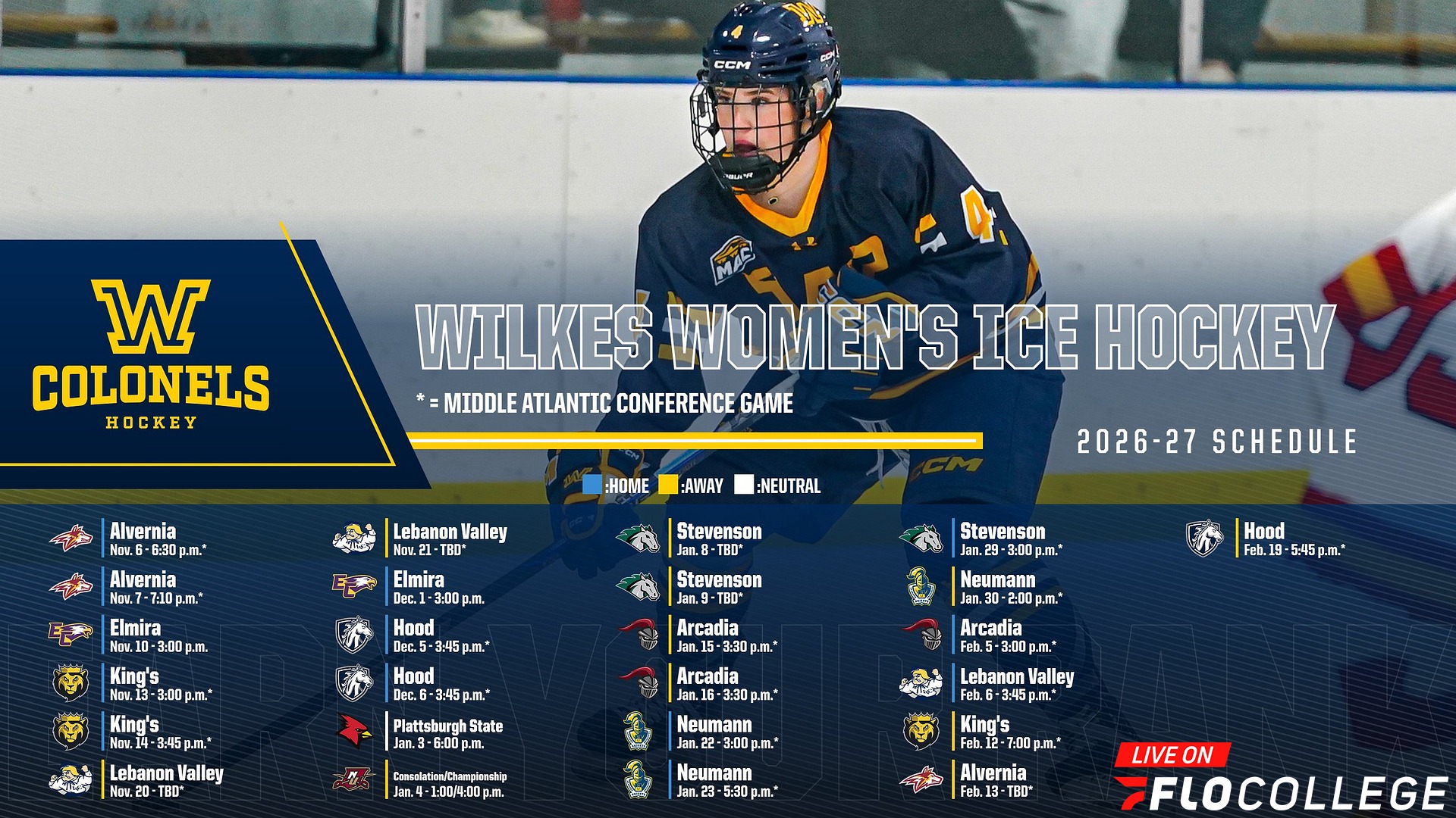2026-27 WIH Schedule