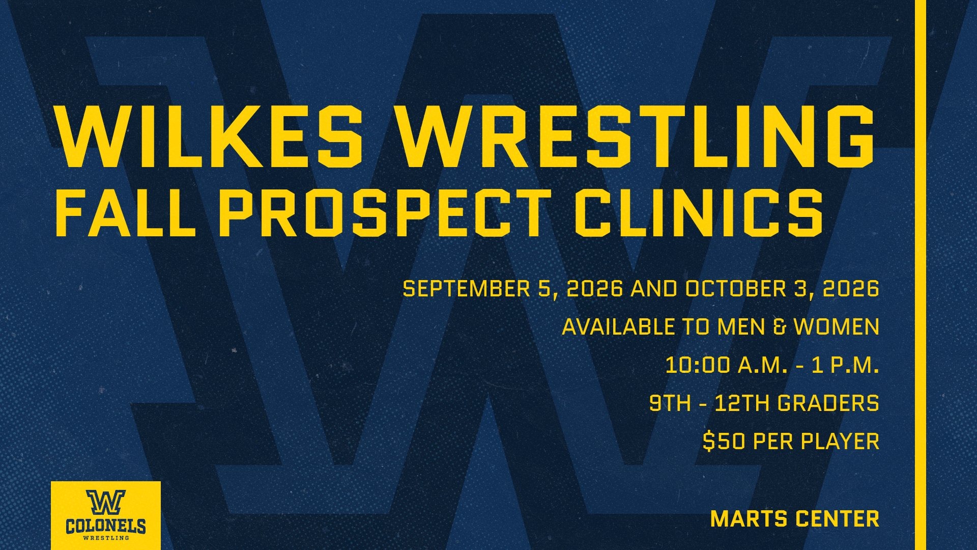 Wrestling Prospect Clinics