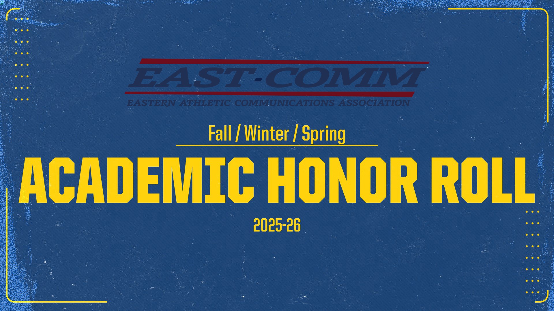 EAST COMM HONOR ROLL