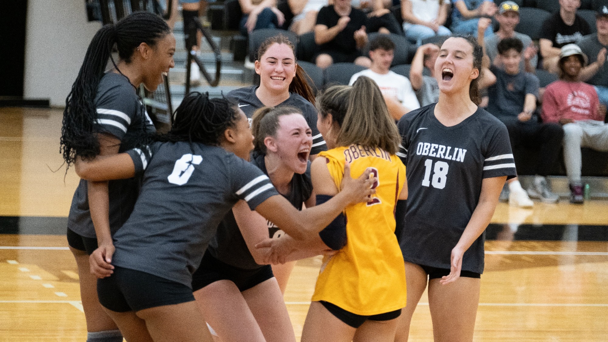 Volleyball Caps Oberlin Invitational with ThirdStraight Sweep