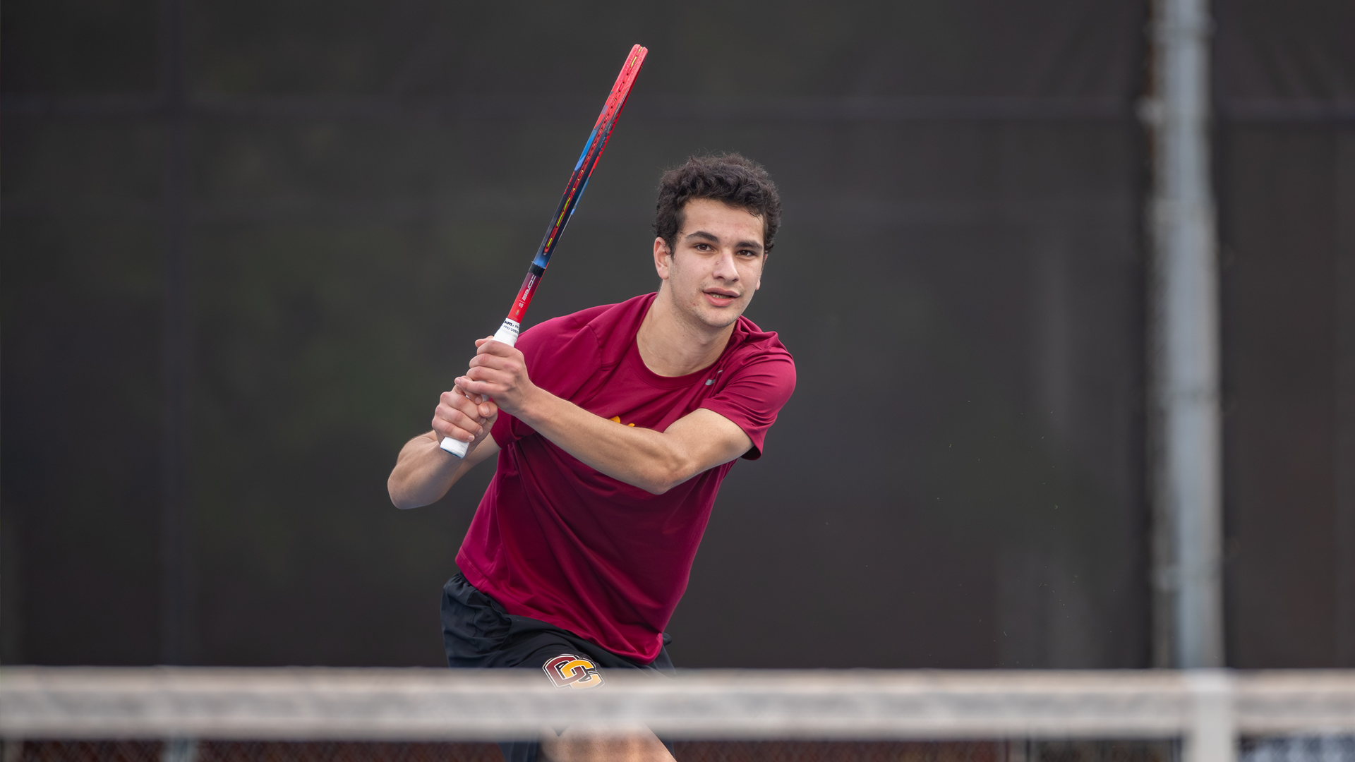 Shawn Lisann hitting the ball