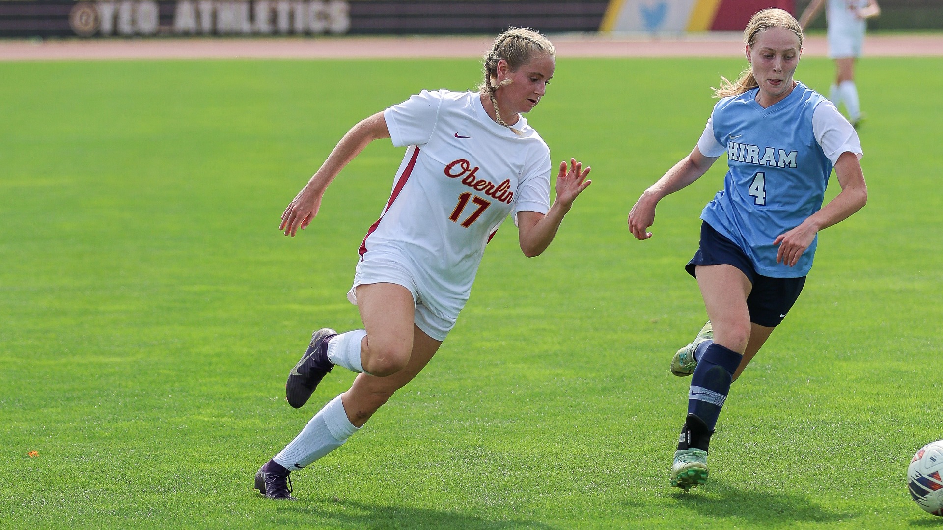 Molly Button dribbling ball