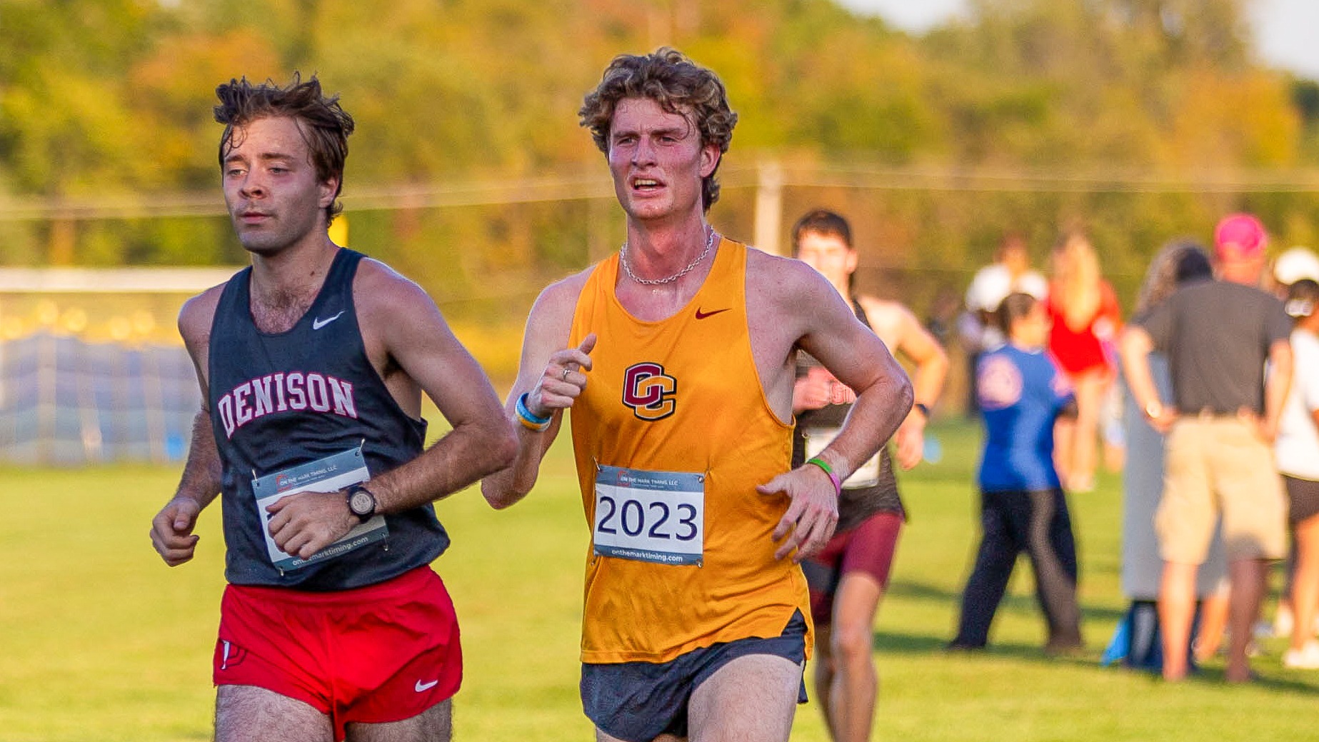 Liam Newman running a race