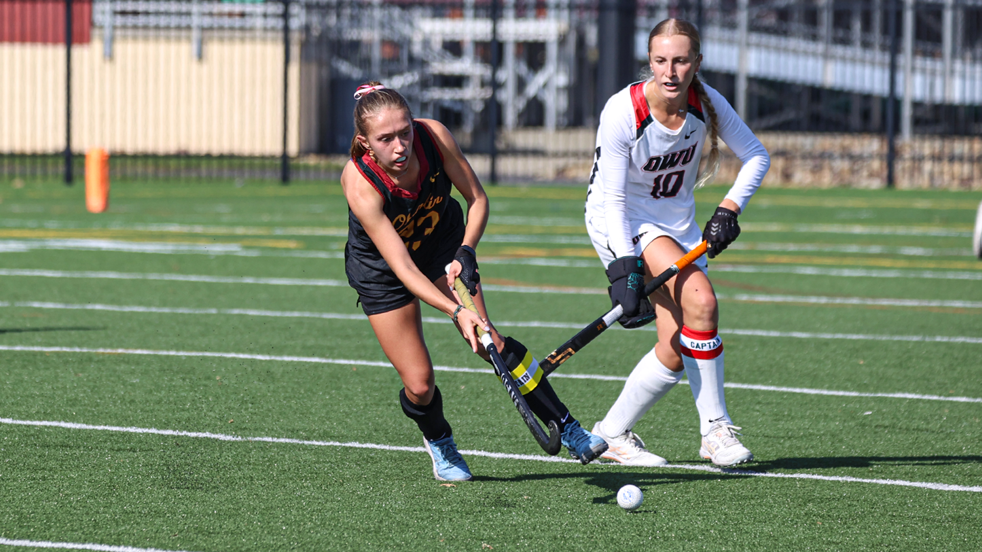 Bella Tilford passes the ball