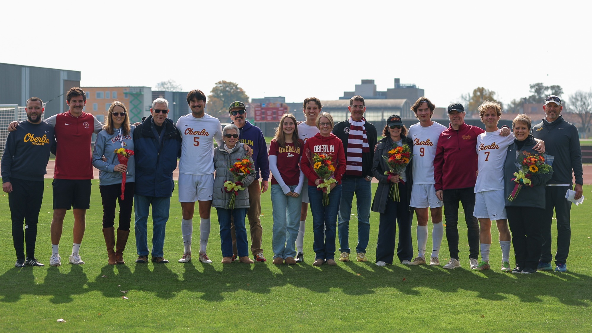 Men's Soccer seniors team photo