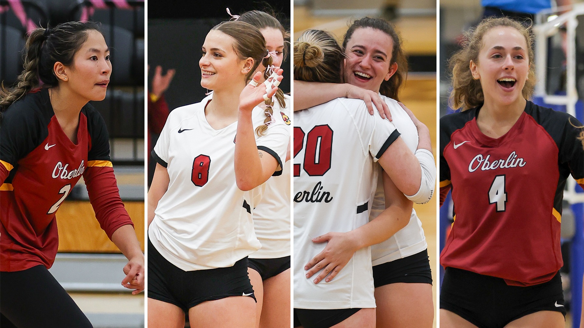 Iris Archibald, Lucy Goebel, Jillian Jendsen, and Josie Maconald smiling