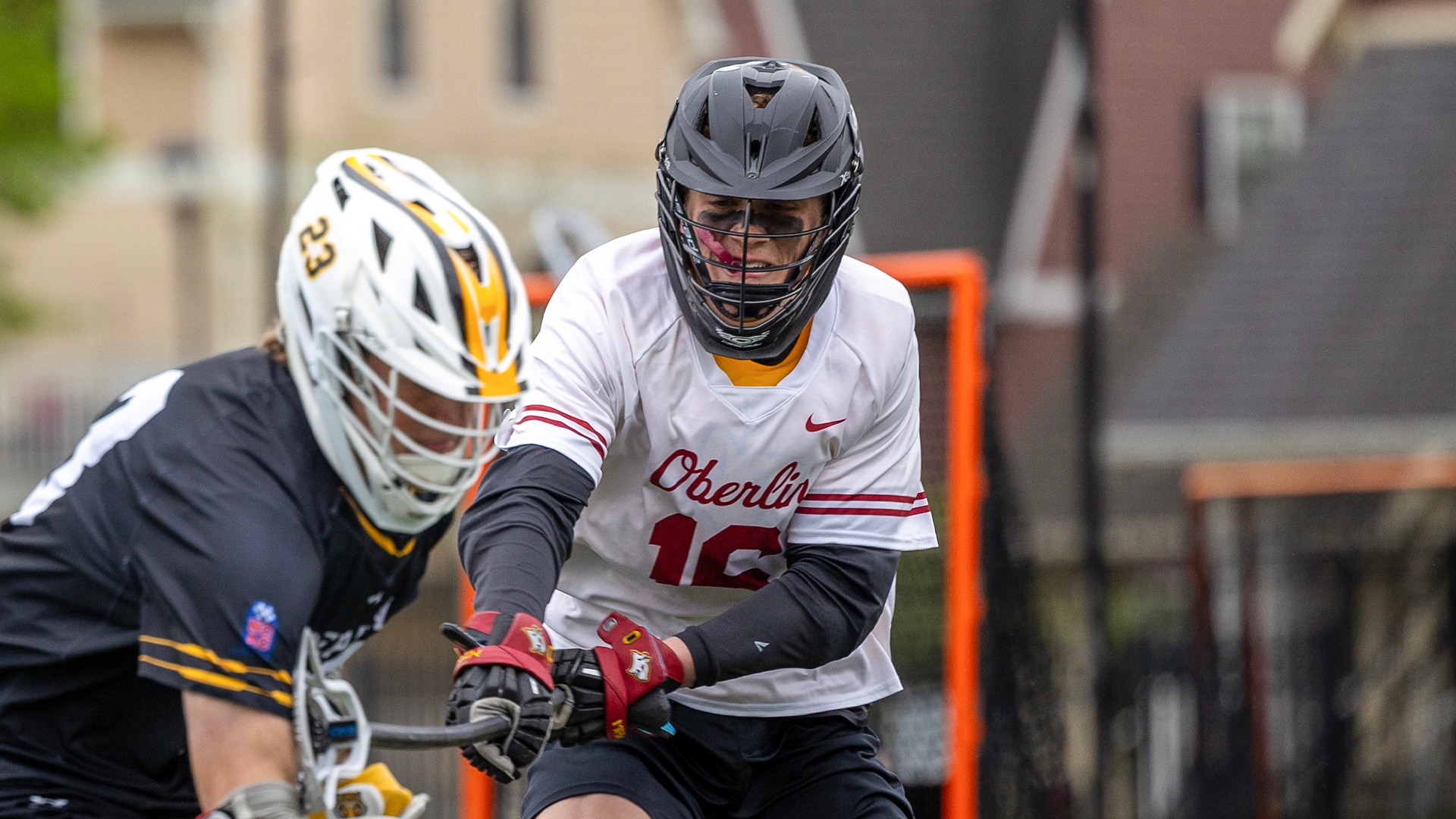 Colin Taylor defending ball