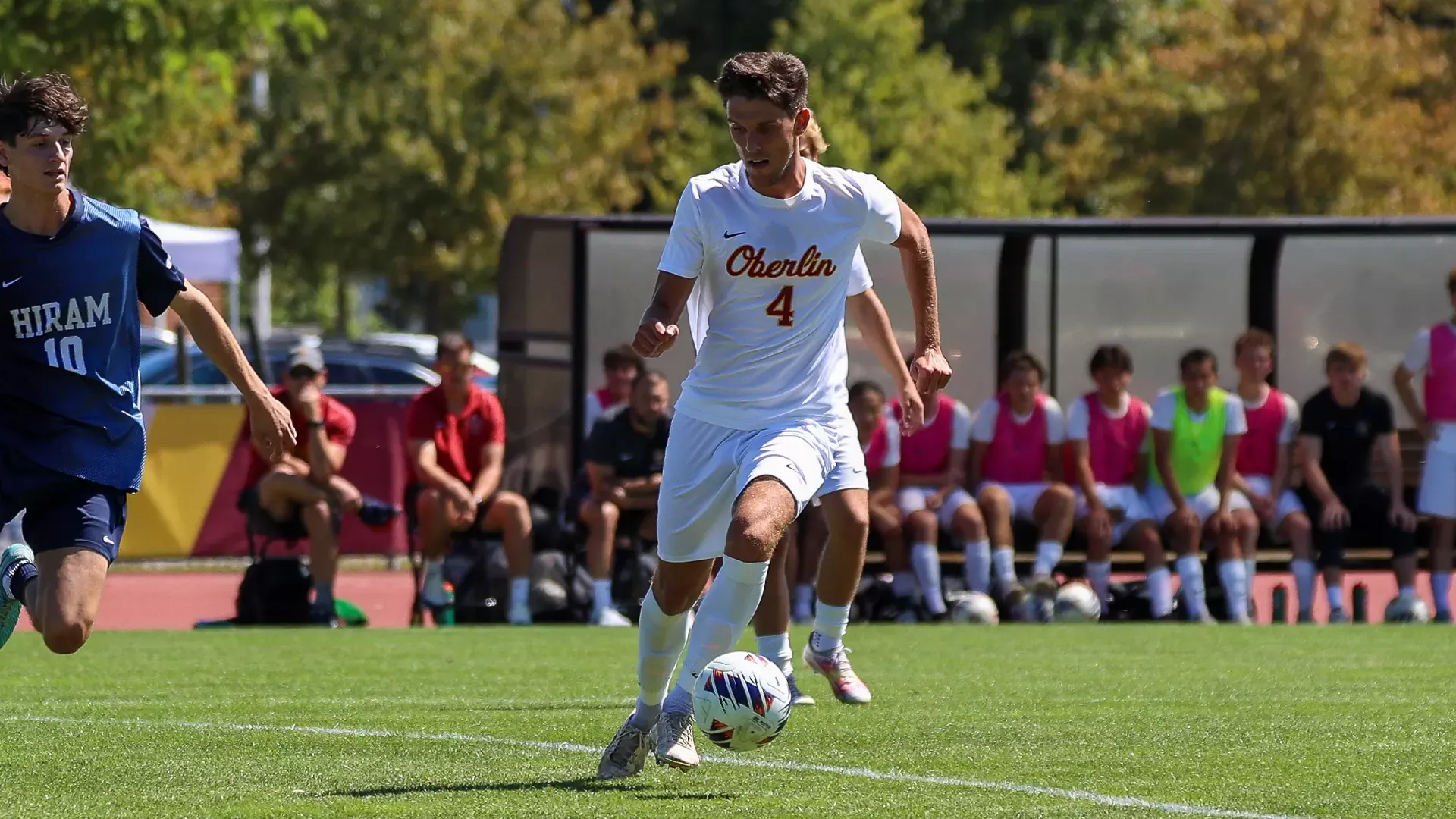 Leo Pelizzari-Astle dribbling the ball