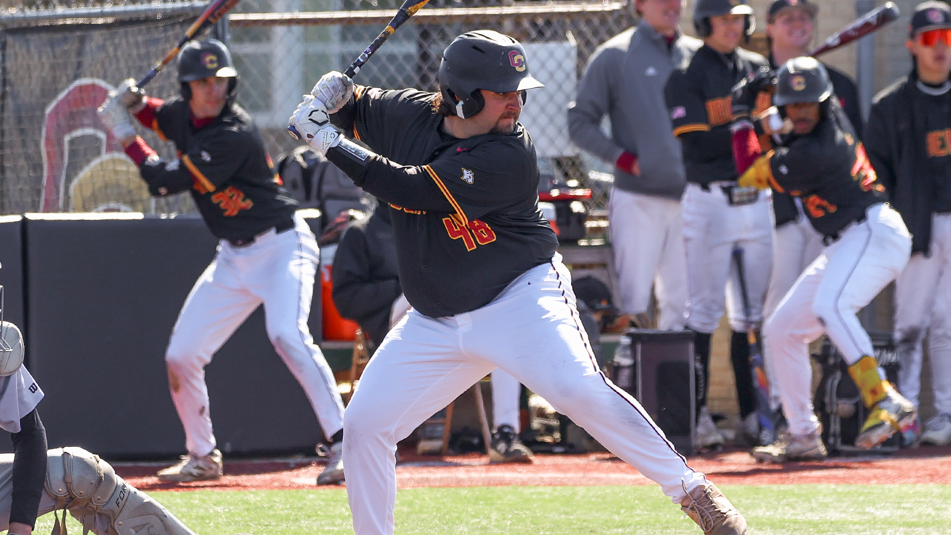 Kyle Baxt ready to swing bat