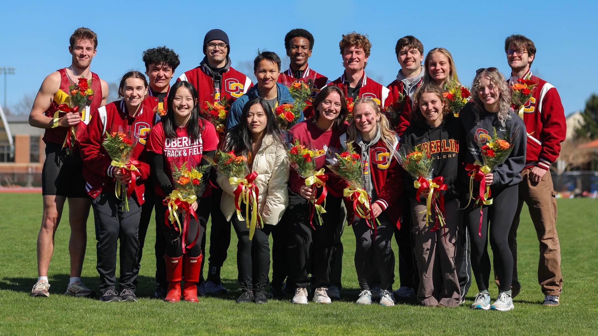 Oberlin College Track & Field Senior class photo