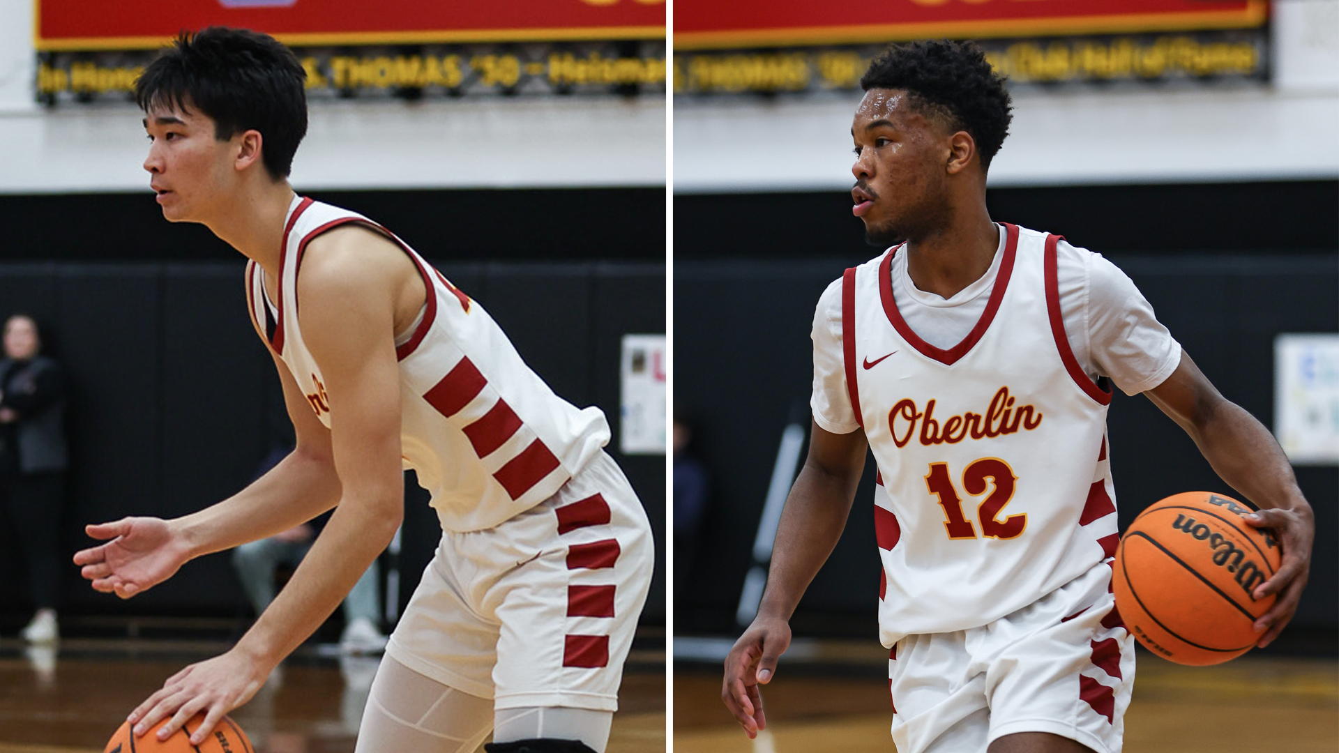 JJ Gray on left, Zach Smith on right