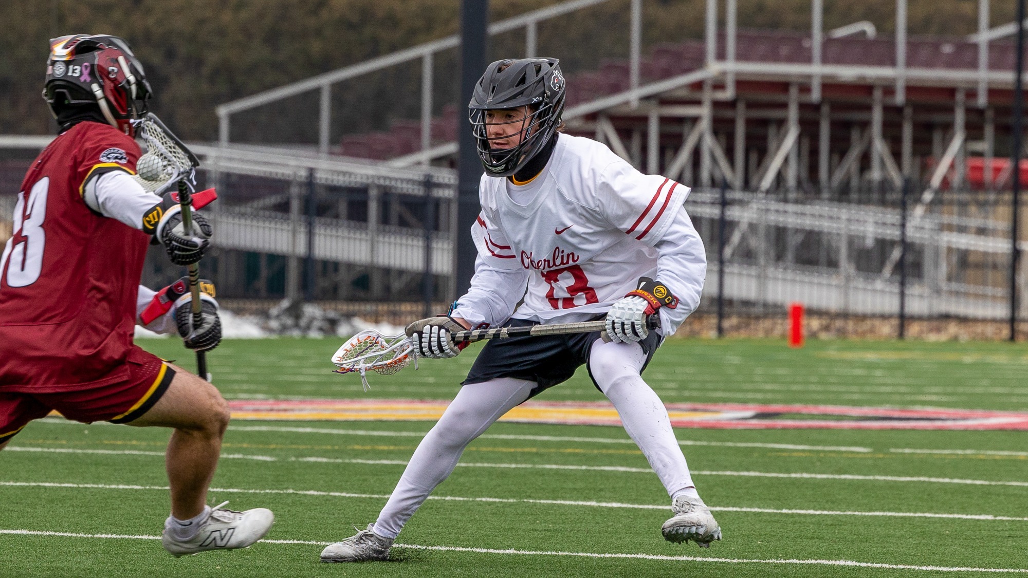 Nicholas Cuda defending his opponent