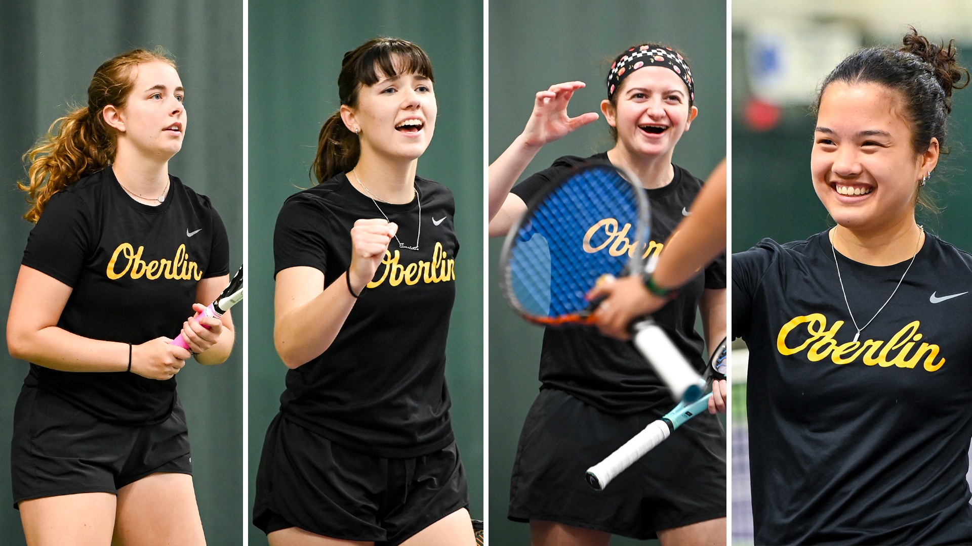 From left to right: Rachel Allen, Scarlett Kingston, Eva Lopez, Olivia Wollner