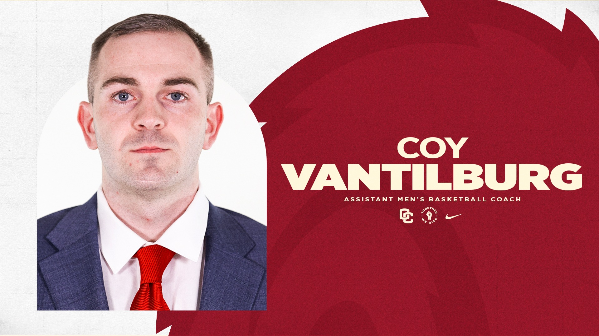 Coy Vantilburg Promotion Announcment Header