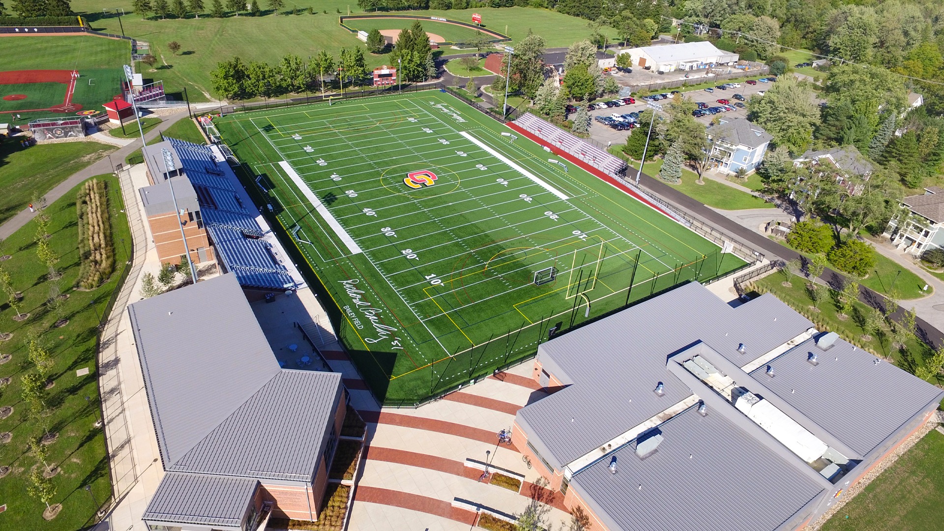 Austin E. Knowlton Stadium Drone Shot