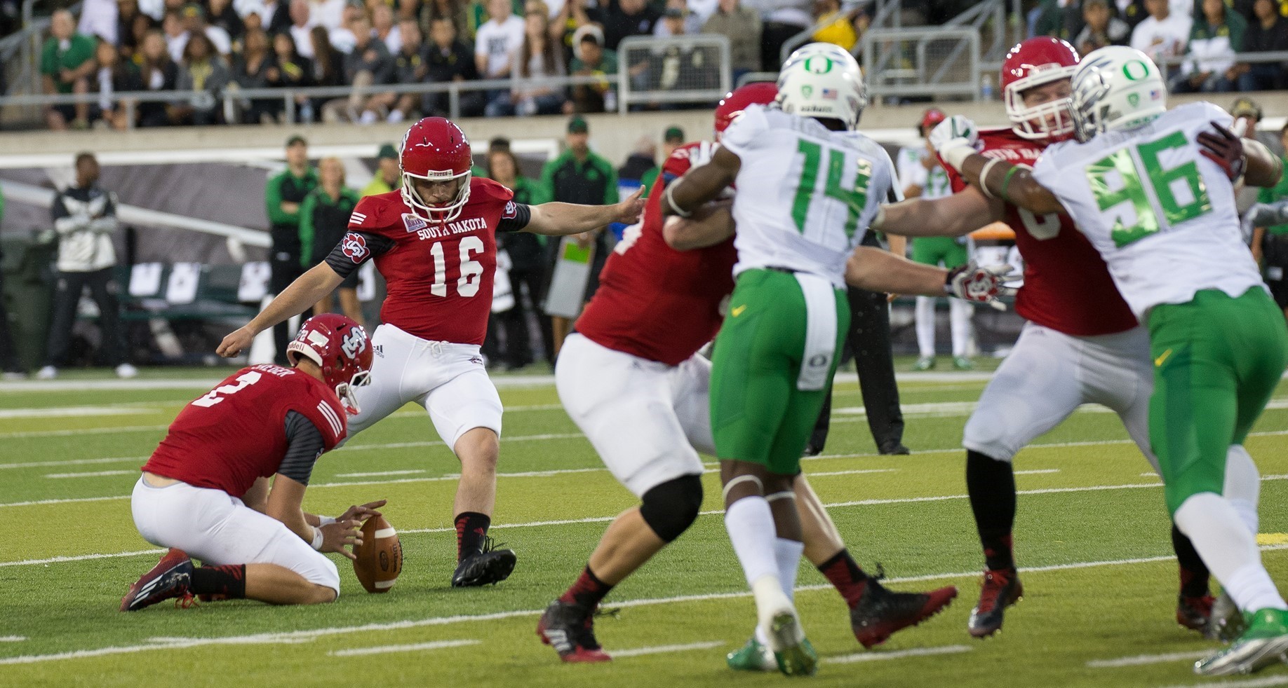 Miles Bergner Football University of South Dakota Athletics