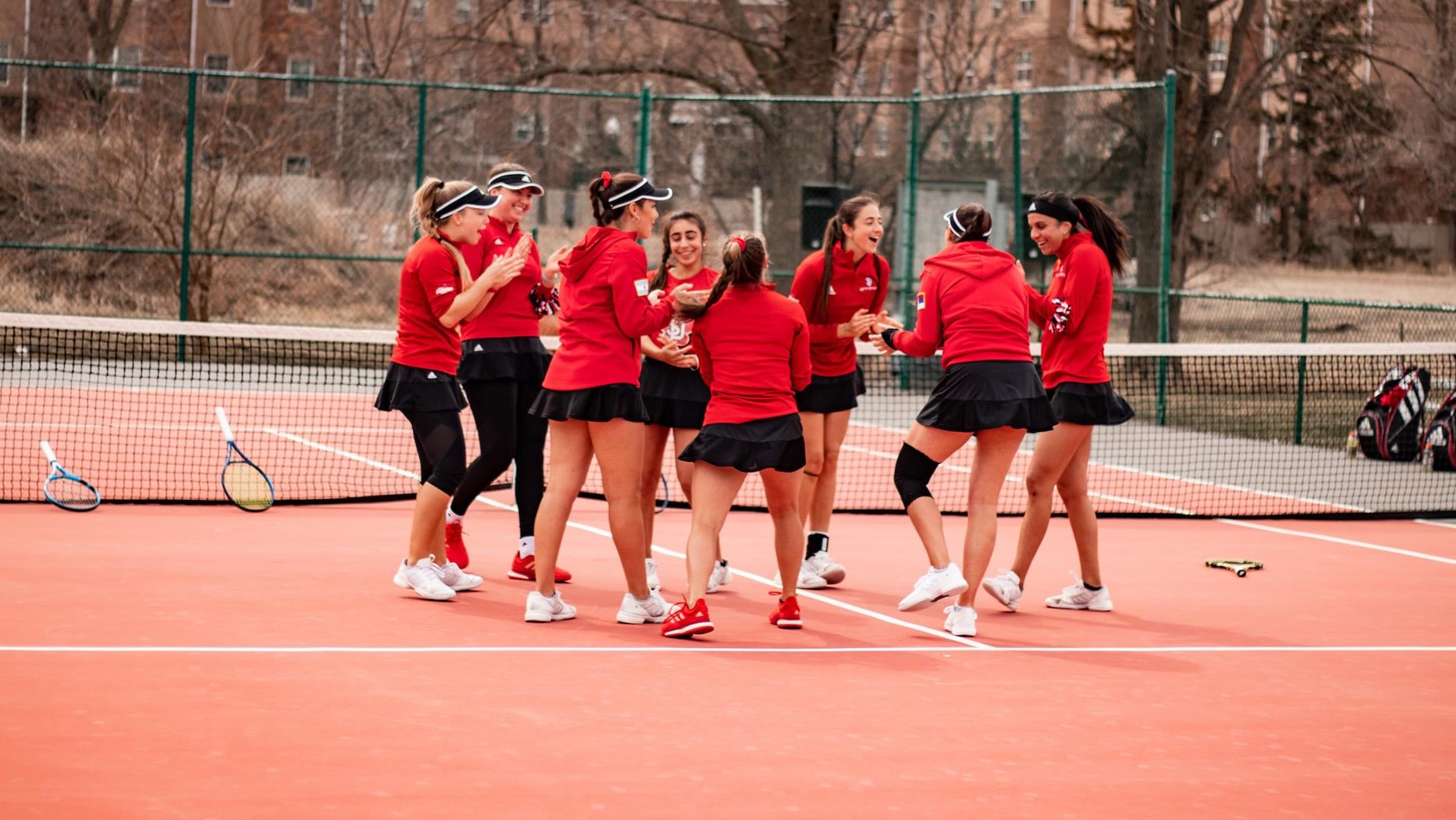 Lazarevic/Aly win doubles flight at NIU University of South Dakota