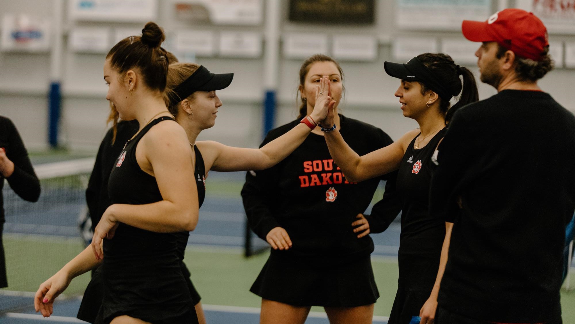 Weekend matches moved indoors University of South Dakota Athletics