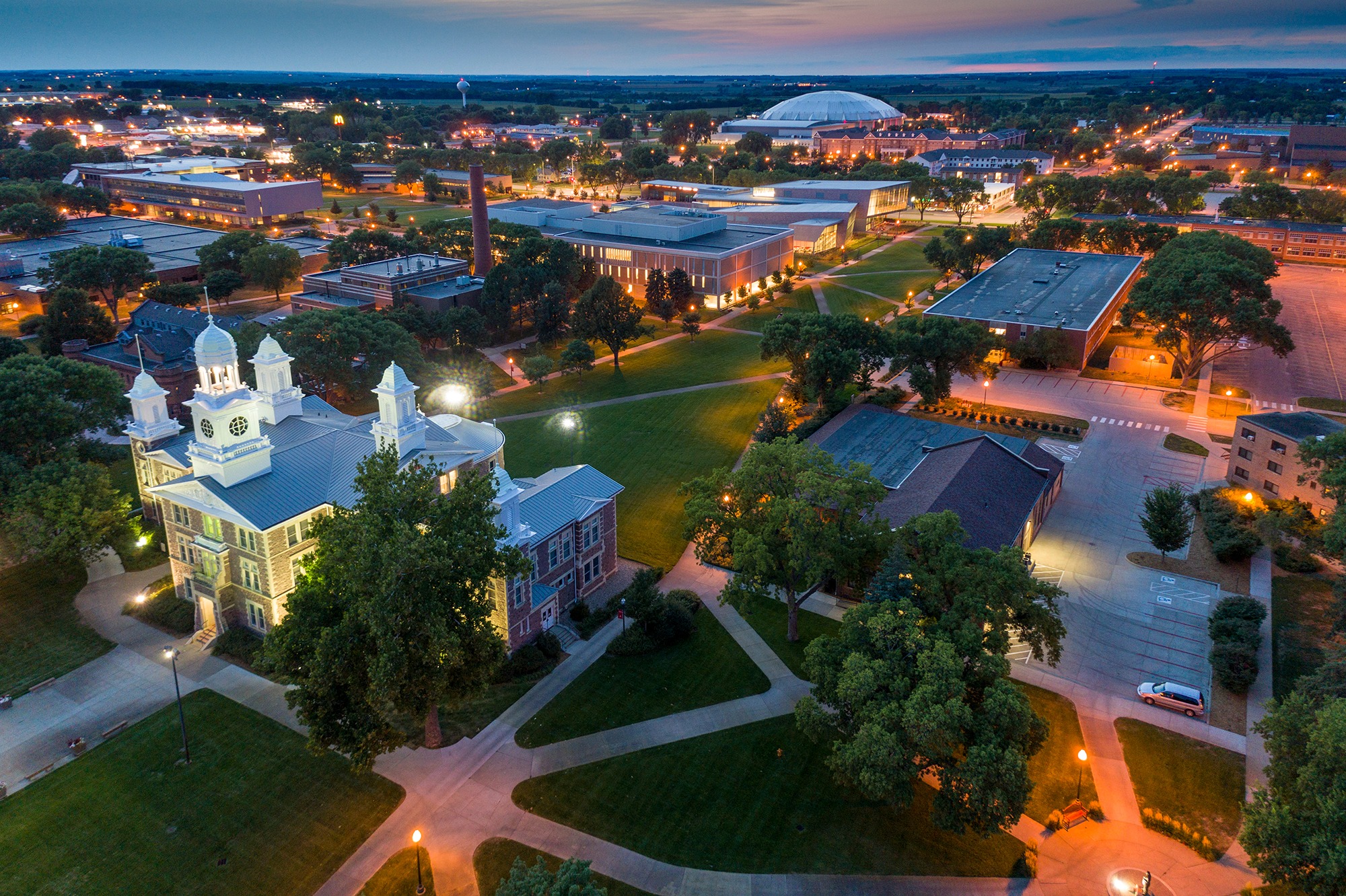 USD Campus at Night