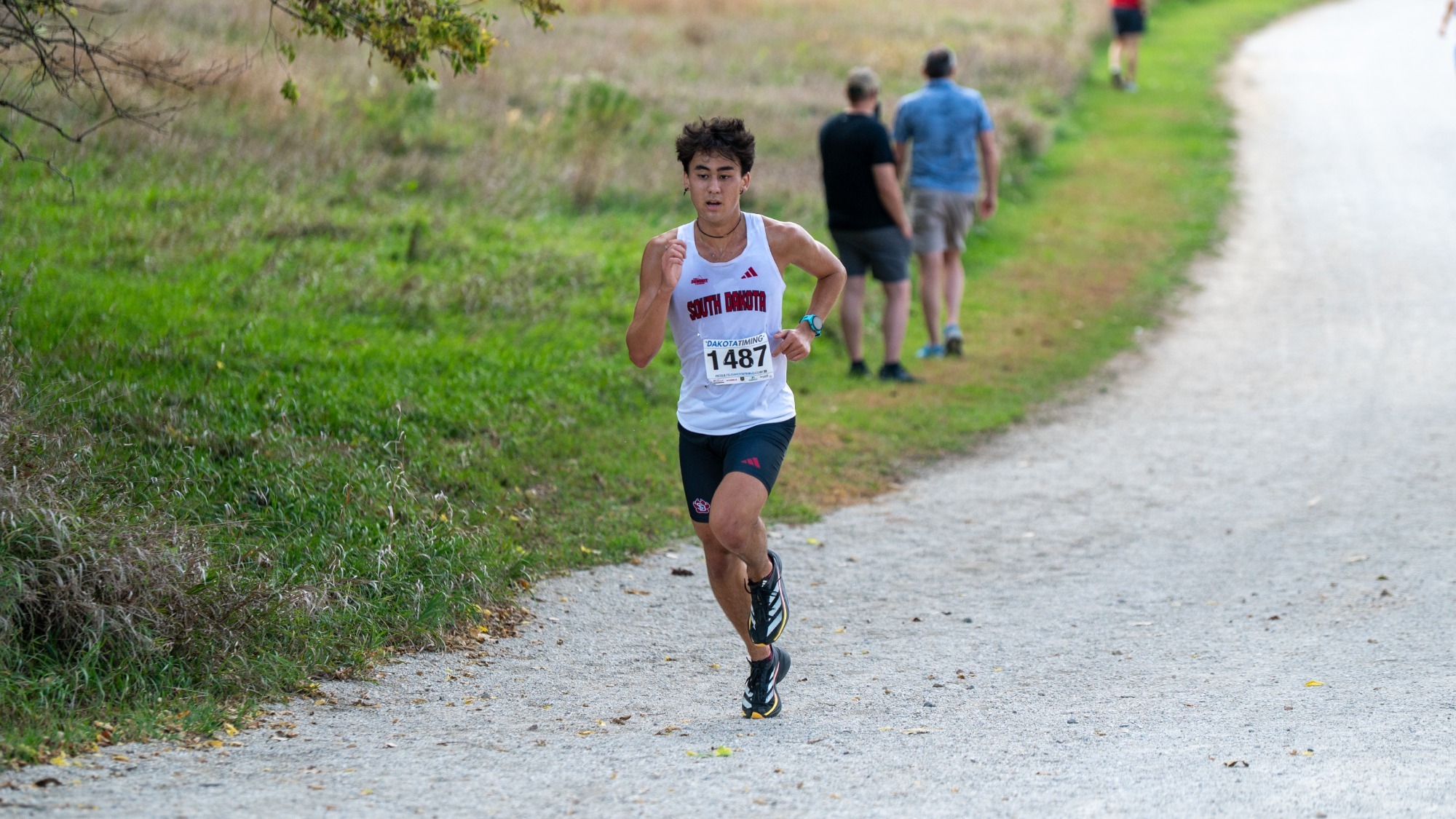 Piercze Marshall competes in the Briar Cliff Invite at Adams Nature Preserve in North Sioux City
