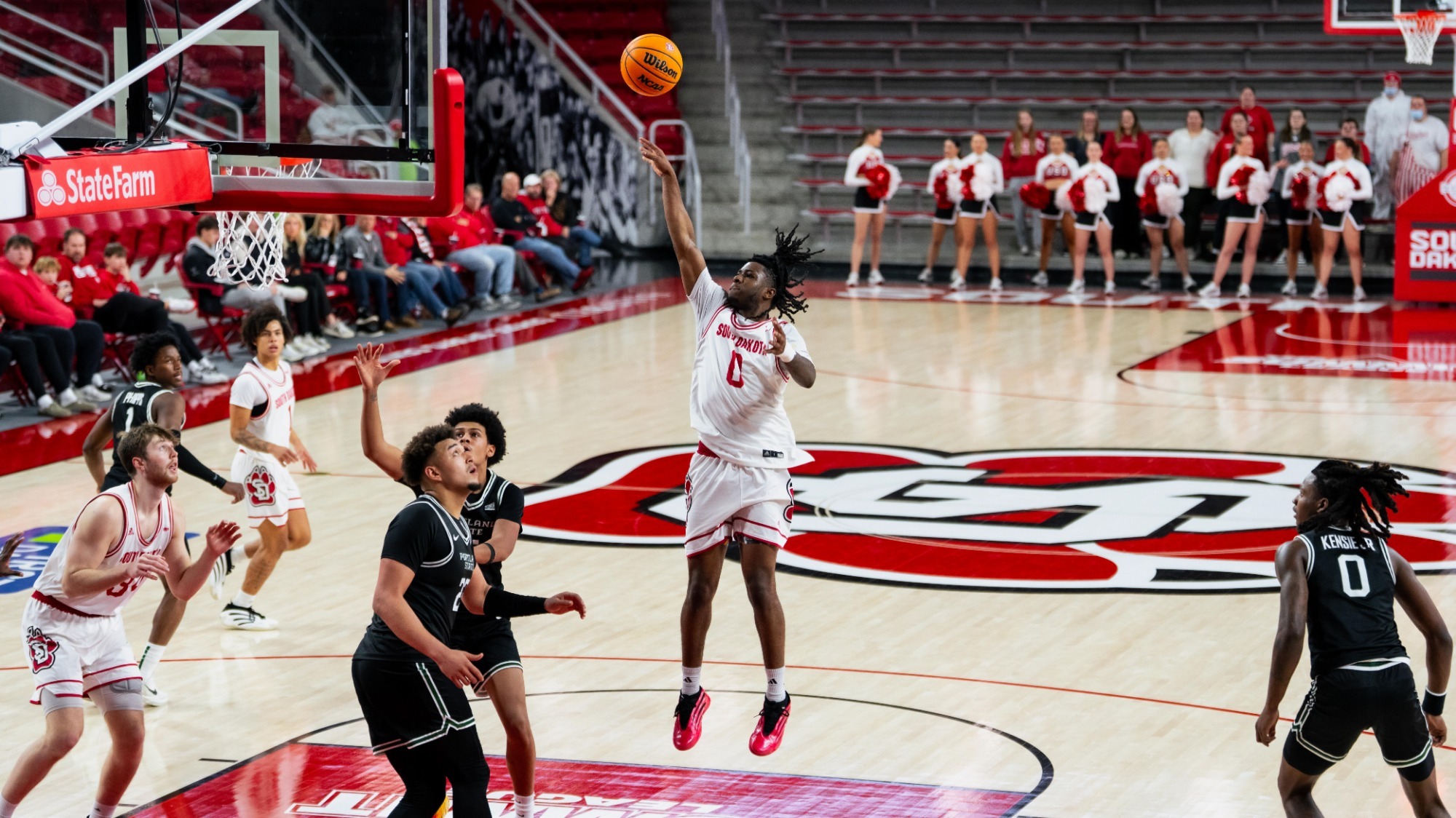 Jordan Crawford shooting a floater against Portland State 2025-26