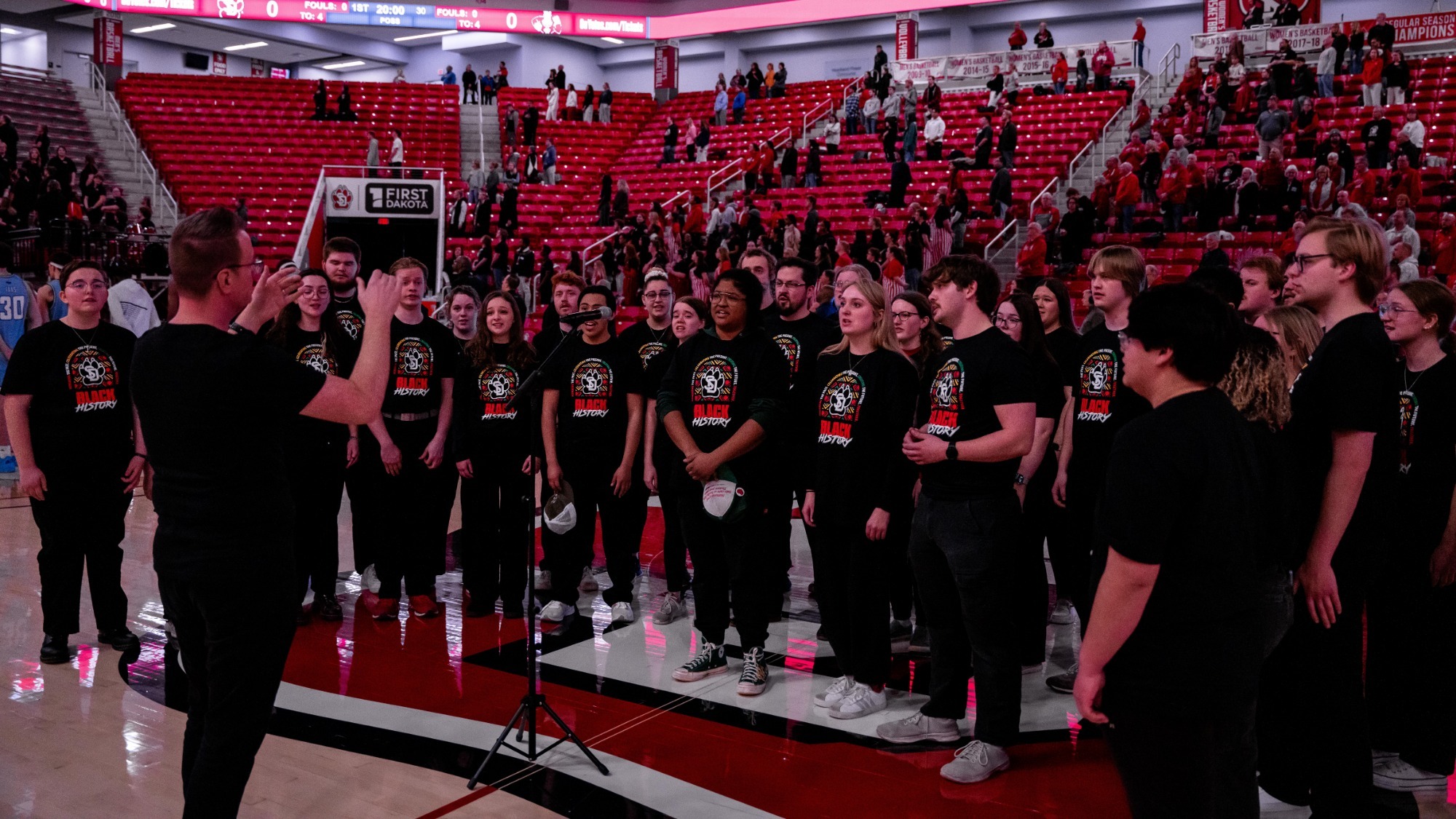National Anthem group for the 2024-25 Men's Basketball Black History Month Game