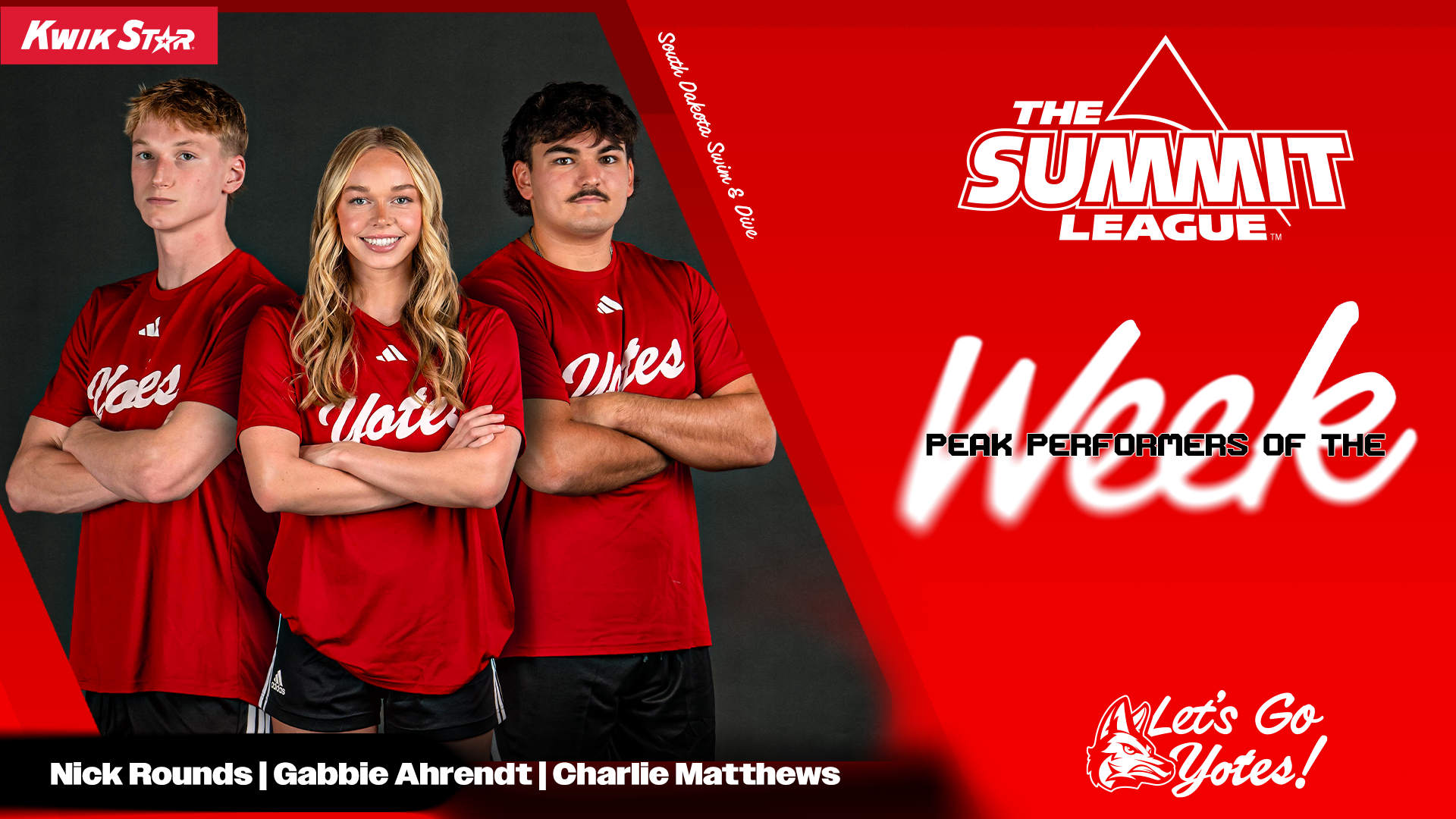 Rounds, Ahrendt, Matthews peak performer