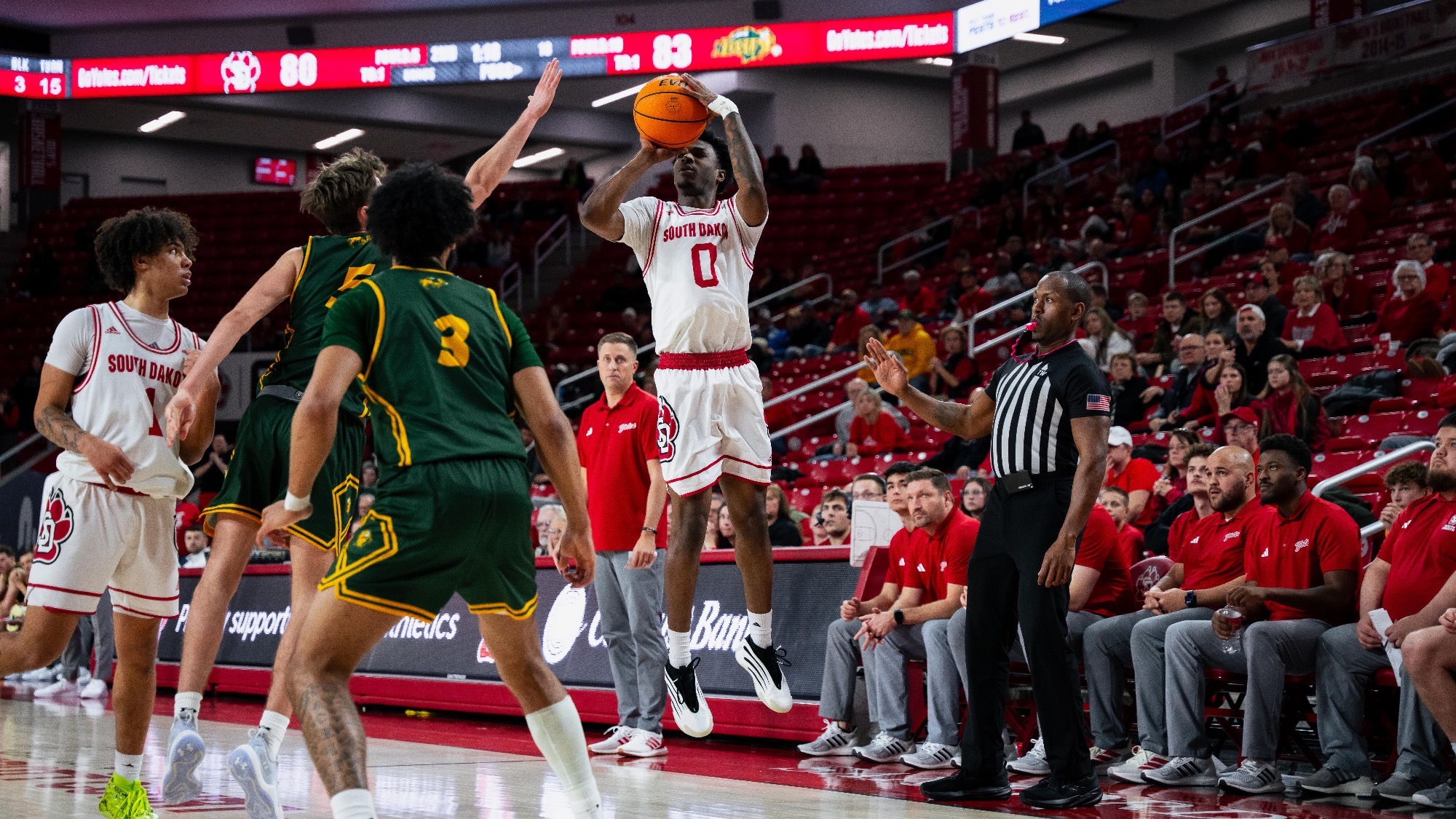 Jordan Crawford shooting a 3-pointer against NDSU 013126