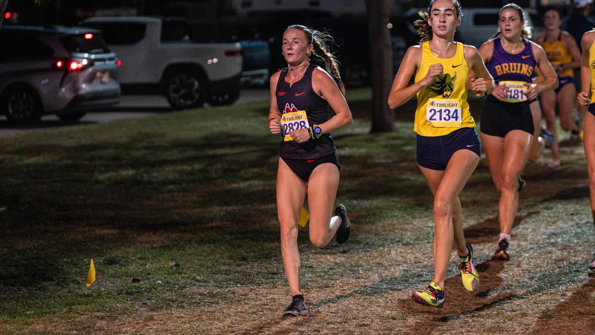Alexis Pagel competes at the Augustana Twilight