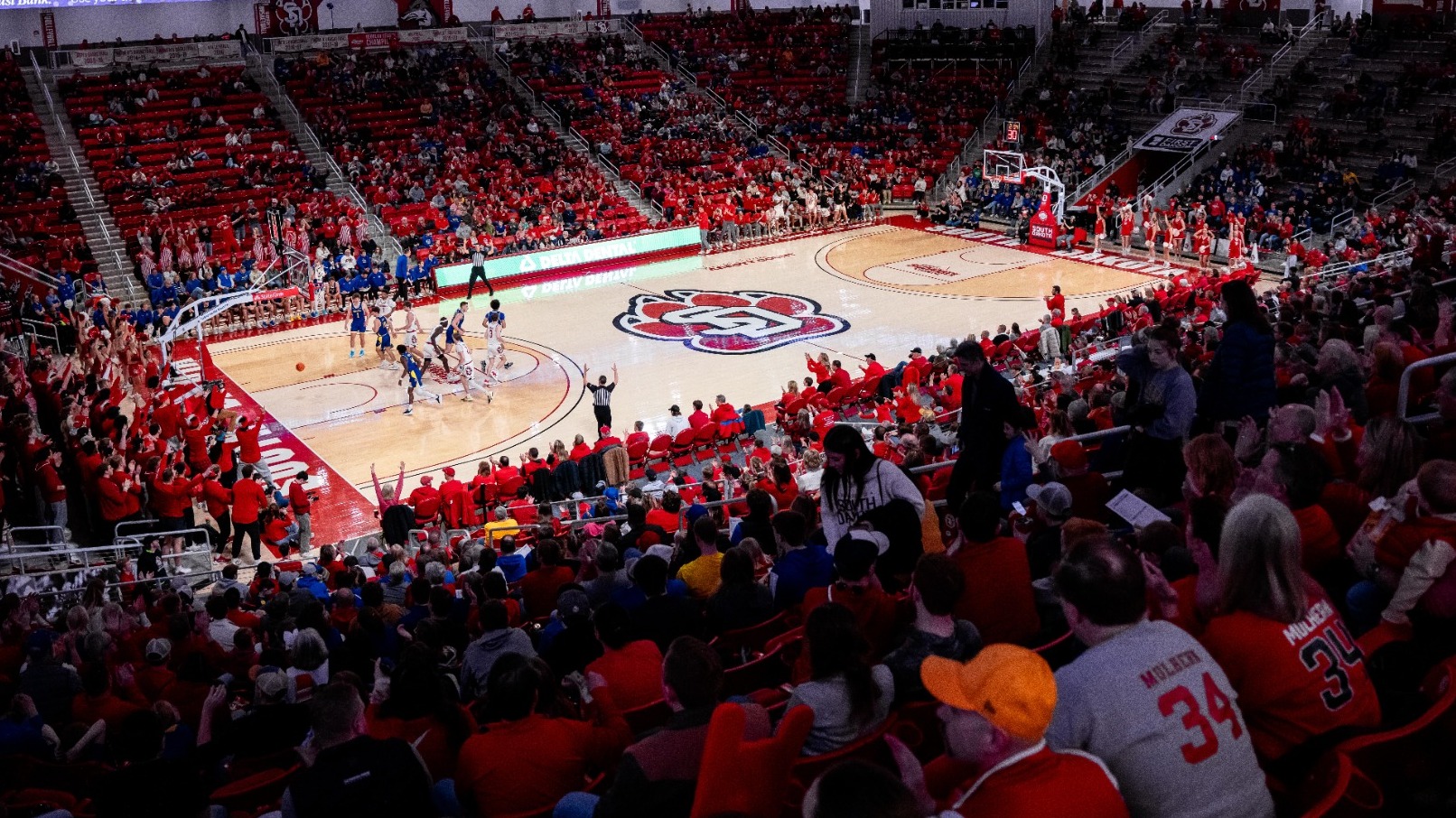 Photo of Sanford Coyote Sports Center During USD-SDSU Men's basketball game