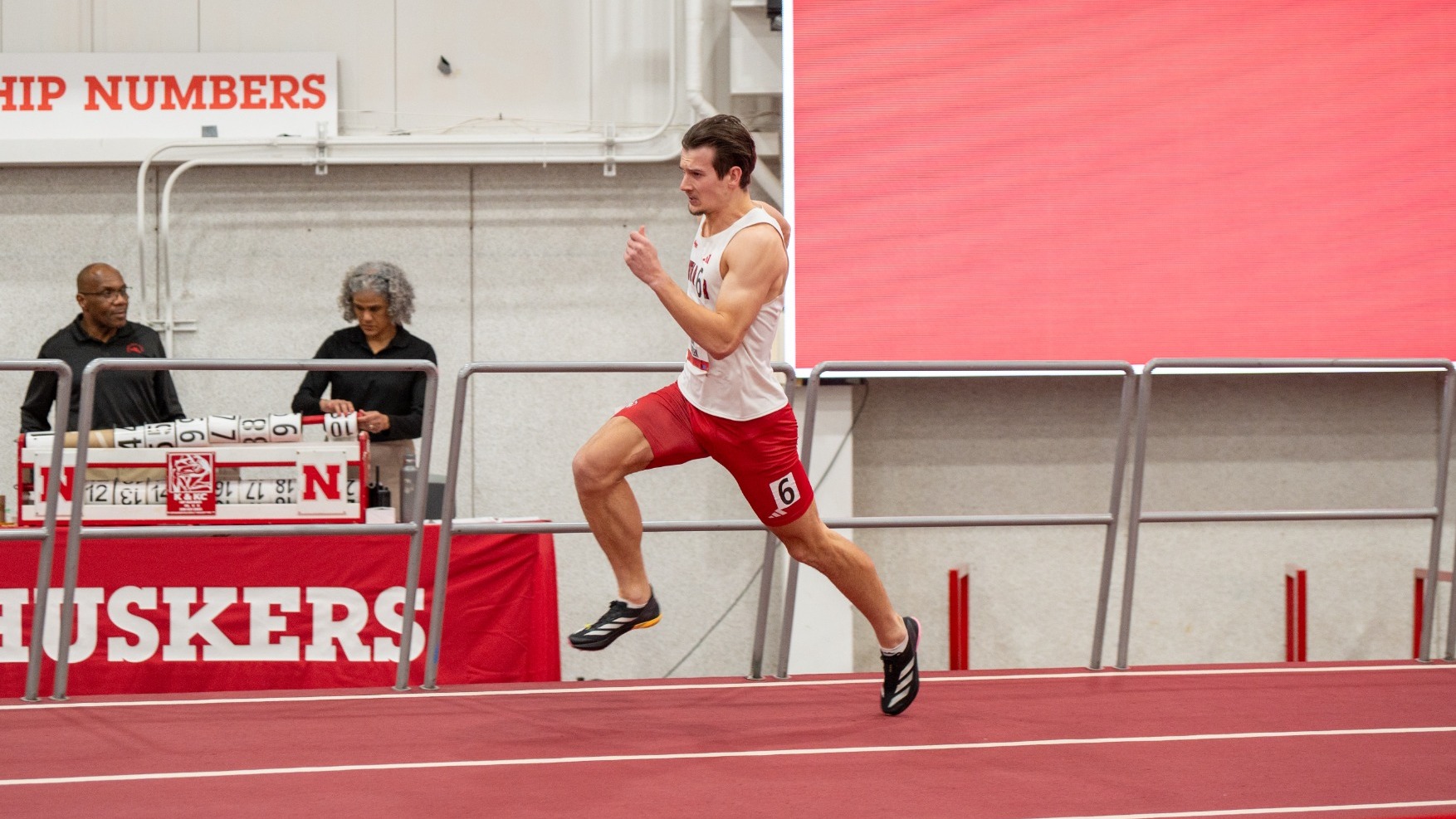 Evan Janzen competes at the Frank Sevigne Husker Invitational