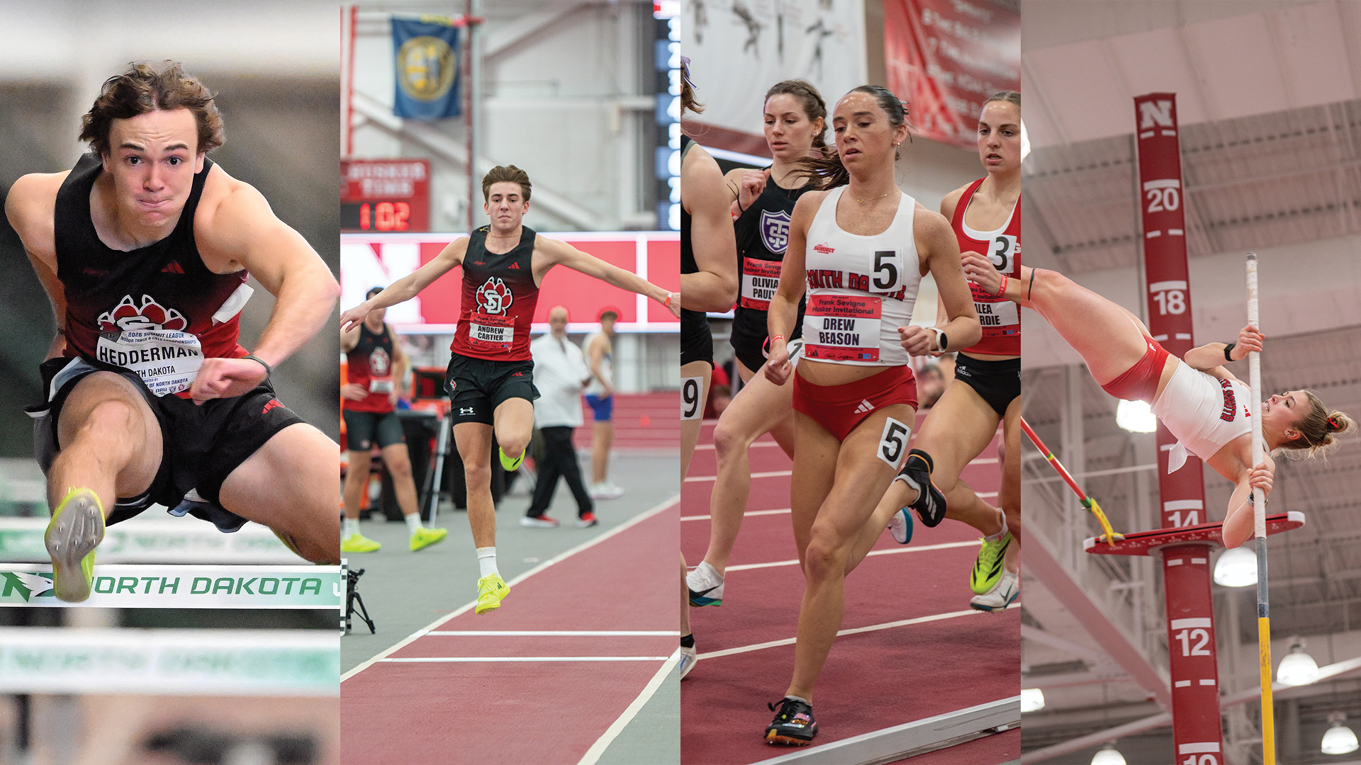 Aidan Hedderman, Andrew Cartier, Drew Beason, and Rylie Hansen are named athletes to watch for the 2026 outdoor season