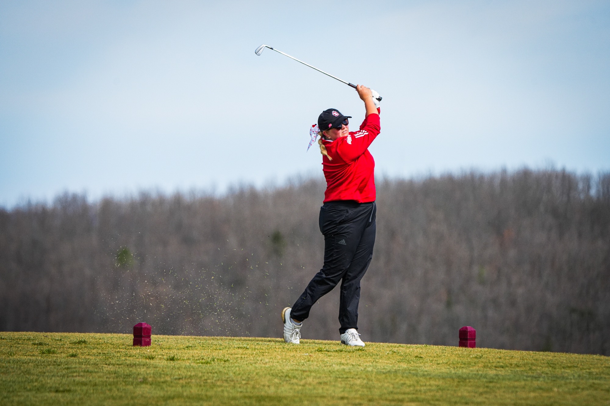 Ella Greenberg golfing