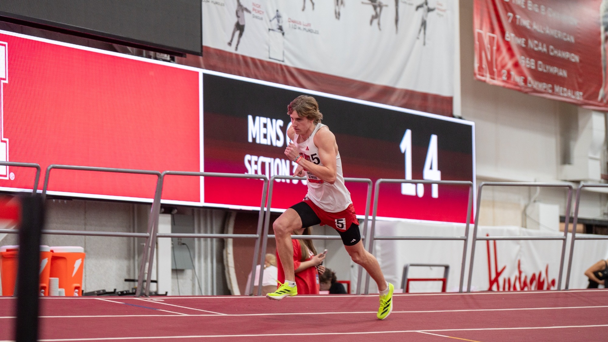 Andrew Atwood competes at the Frank Sevigne Husker Invitational