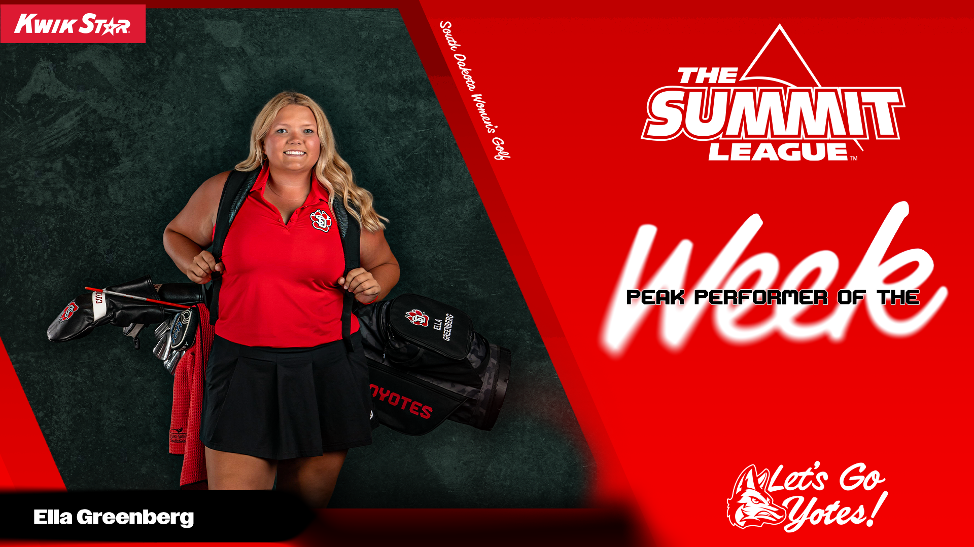 Ella Peak Performer banner