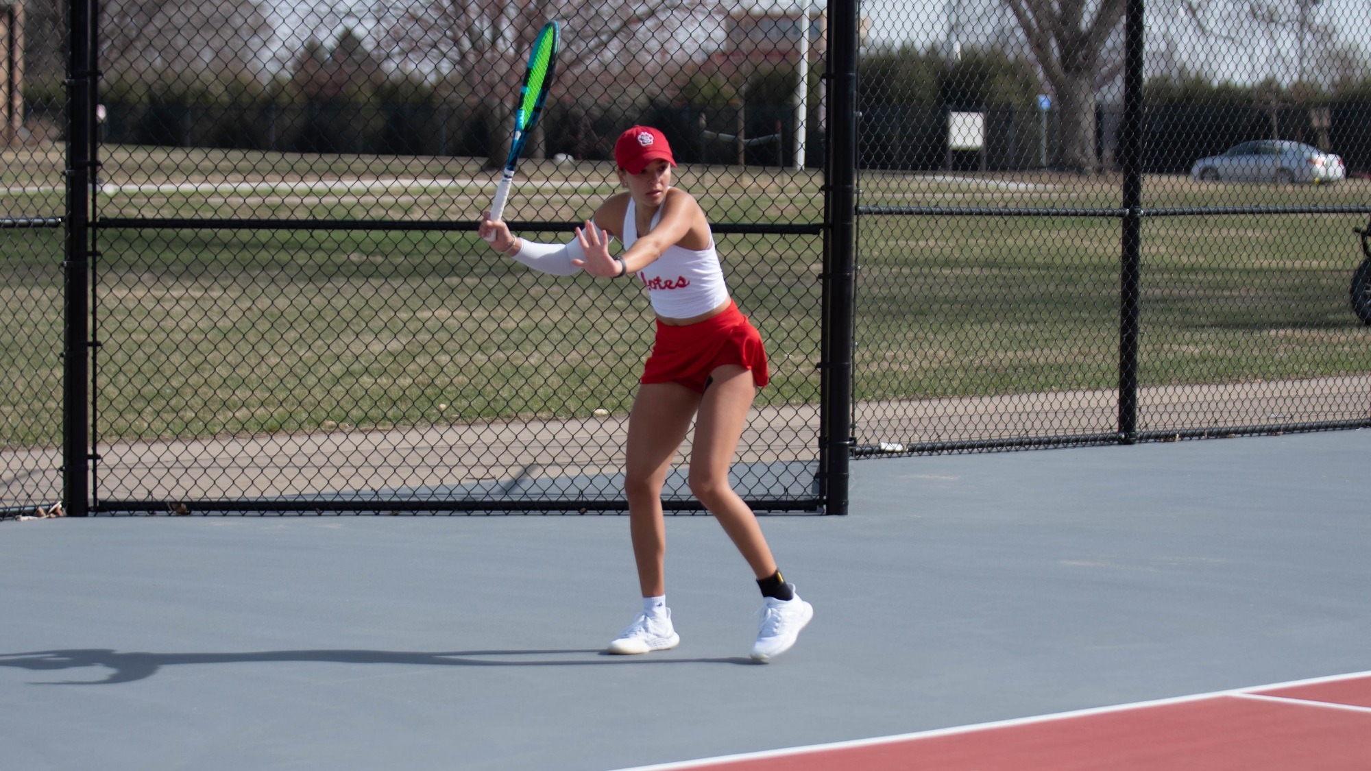 Selena Bird Returns a Serve