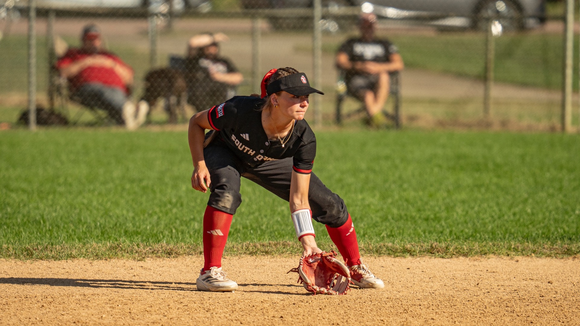 Brylee Hempey fielding 