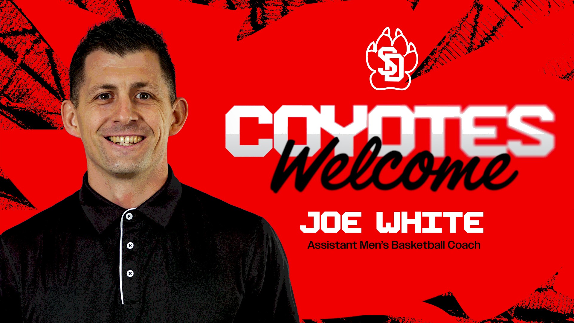 Joe White hired as men's basketball assistant coach graphic